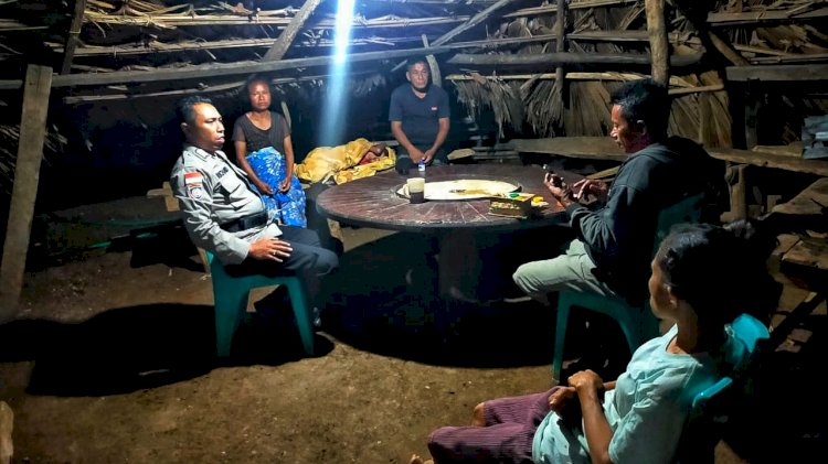 Edukasi Pembinaan Kamtibmas Bhabinkamtibmas Polsek Rote Barat Laut