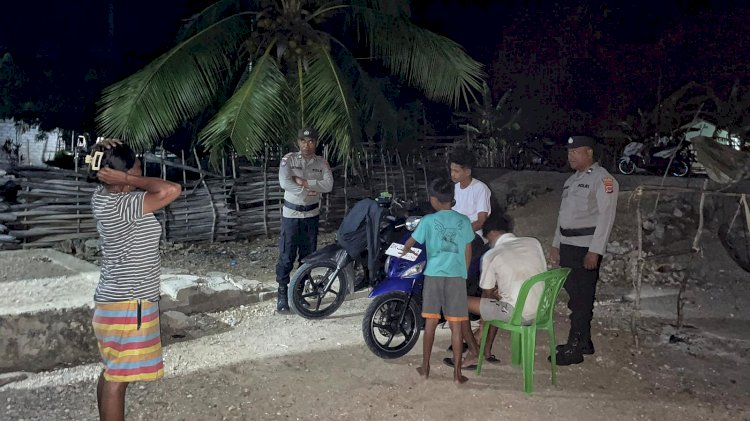Antisipasi Potensi Provokasi Berita Hoaks, Personel Polsek Rote Tengah Tingkatkan Preemtif Kepolisian