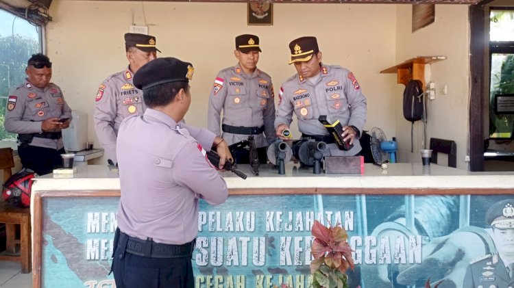 Kapolres Rote Ndao : Kita  Pastikan Keamanan  Terjamin dan  Layanan Kamtibmas Bagi Masyarakat