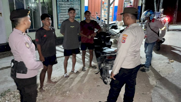 KRYD Polsek Rote Tengah, Upaya Edukasi dan Pencegahan Gangguan Kamtibmas