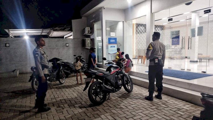 Patroli Malam Personel Polsek RBLJamin Keamanan Warga