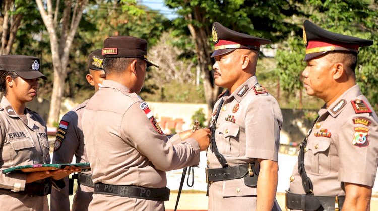 Kapolres Rote Ndao : Rotasi Pejabat Merupakan Upaya Polri Tingkatkan Profesionalisme