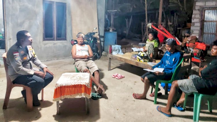 Jaga Sinergitas Dengan Warga Binaan, Bripka Sinto Malelak Sambangi Warga Binaan
