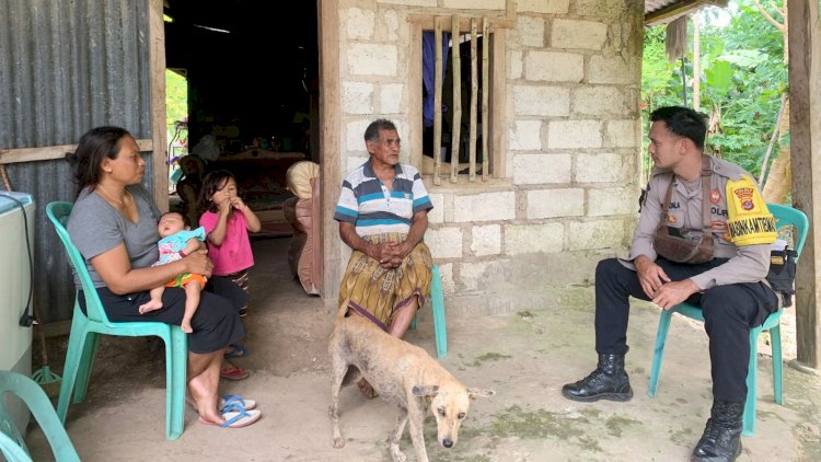Kegiatan Sambang Bhabinkamtibmas Polsek Rote Selatan