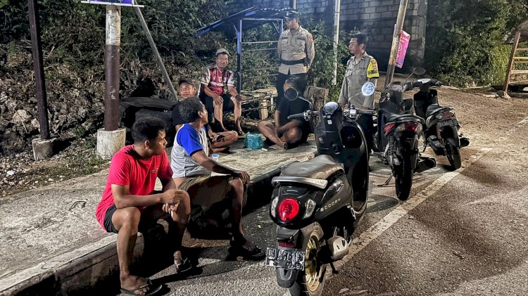 Patroli Malam Personel Polsek Lobalain, Langkah Pencegahan DFK