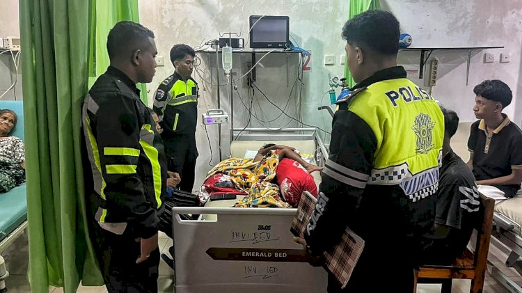 Lakalantas di Tulandale, Seorang Balita Alami Sejumlah Luka dan Masih Dirawat Intensif