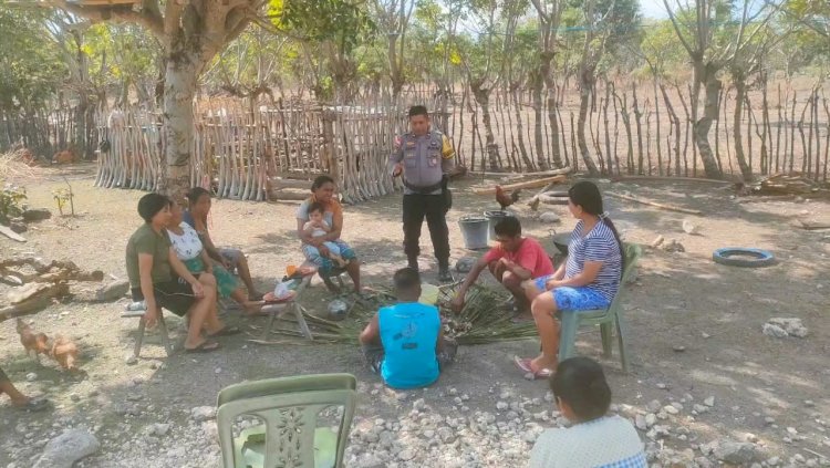 Patroli dan Kegiatan Sambang Bhabinkamtibmas Polsek Pantaibaru