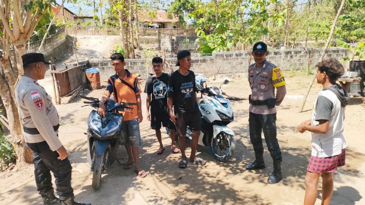 Jaga Keamanan Warga, Personel Polsek Rote Tengah Tingkatkan Kegiatan Kepolisian