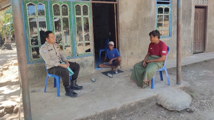Bhabinkamtibmas Polsek RBD Sambangi Warga Binaan