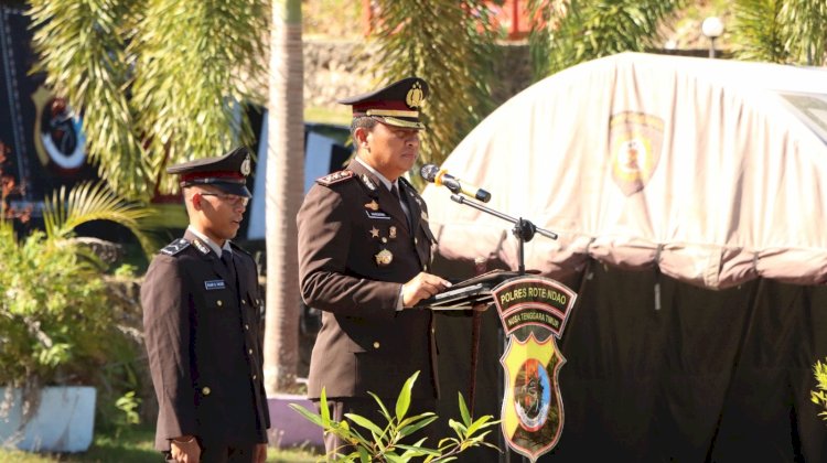 Polres Rote Ndao Gelar  Upacara Memperingati Hari Kesaktian Pancasila