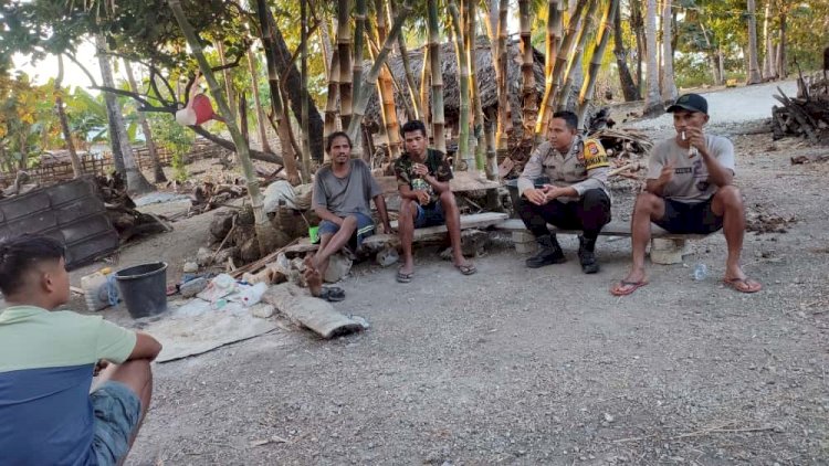 Bhabinkamtibmas Polsek RBD Gelar Kegiatan Sambang dan Patroli Dialogis