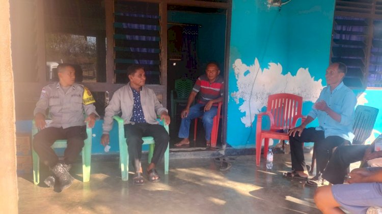 Kegiatan Sambang Bhabinkamtibmas Polsek Rote Tengah, Upaya Jamin Kenyamanan Masyarakat