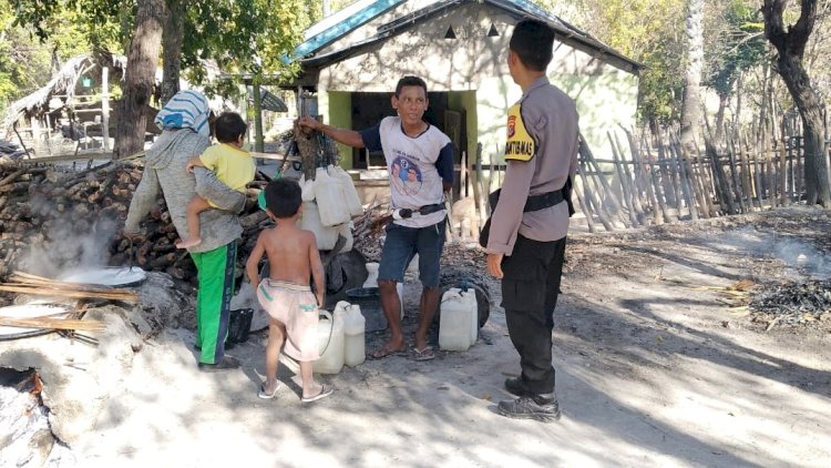 Jaga Keamanan, Bhabinkamtibmas Polsek RBD Lakukan Kegiatan Patroli Dialogis