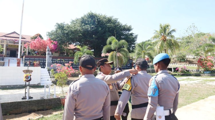 Kapolres Rote Ndao  Pimpin Apel Launching Pamapta Polres Rote Ndao, Wujud Transformasi Polri Untuk Masyarakat