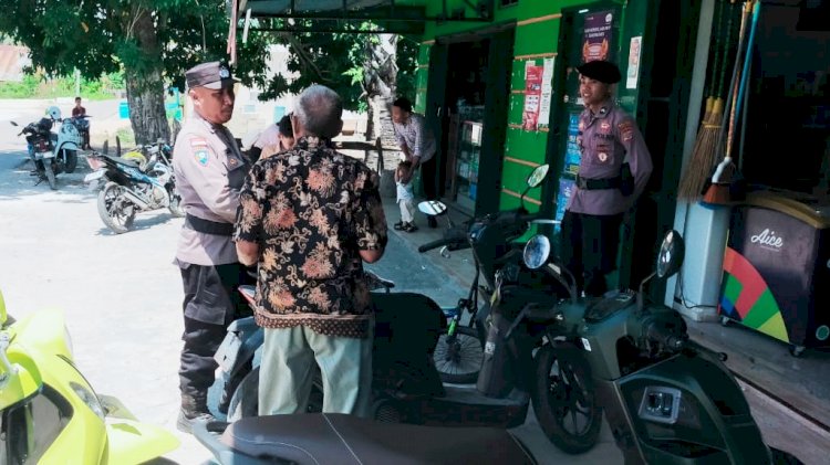 Hadirkan Rasa Nyaman, Personel Polsek RBL Lakukan Patroli Rutin