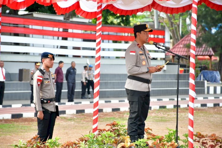 Wakapolda NTT Pimpin Apel Kesiapan Tanggap Darurat Bencana Hidrometeorologi