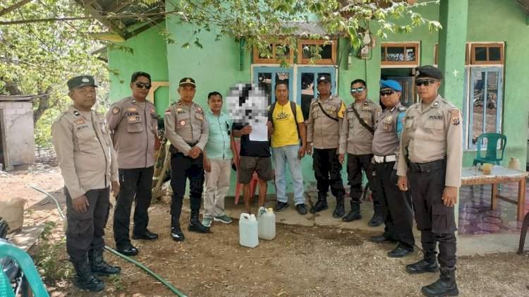 Polsek RBD Berhasil Mengamankan 25 Liter Sopi, Komitmen Polri Untuk Tekan Penyalahgunaan Miras Tanpa Ijin