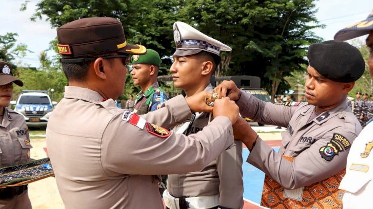 Apel Gelar Pasukan Operasi Zebra Turangga 2025, Komitmen Polres Rote Ndao Tekan Fatalitas Laka Lantas