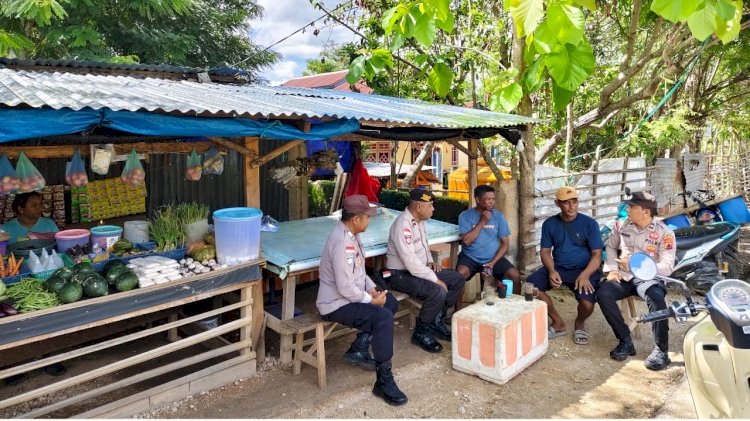 Langkah Preventif Polsek Pantaibaru Cegah Tindak Pidana Melalui Patroli Dialogis