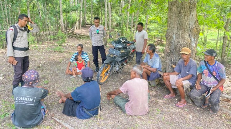 Polsek Rote Tengah Jamin Keamanan Warga Melalui Peran Bhabinkamtibmas
