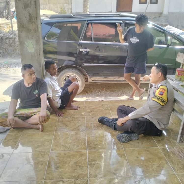 Door to Door System Bhabinkamtibmas Polsek RBD Jaring Informasi Secara Langsung Dari Warga Binaan