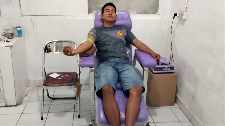 Kabag Ops Polres Rote Ndao : Setetes Darah Untuk Kemanusiaan, Polri Untuk Masyarakat