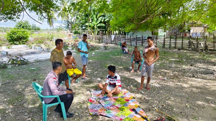 Kegiatan Preemtif Bhabinkamtibmas Polsek Pantaibaru Bersama Warga Binaan