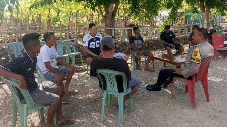 Bhabinkamtibmas Polsek Rote Barat Daya Lakukan Kegiatan Sambang Bersama Warga Binaan