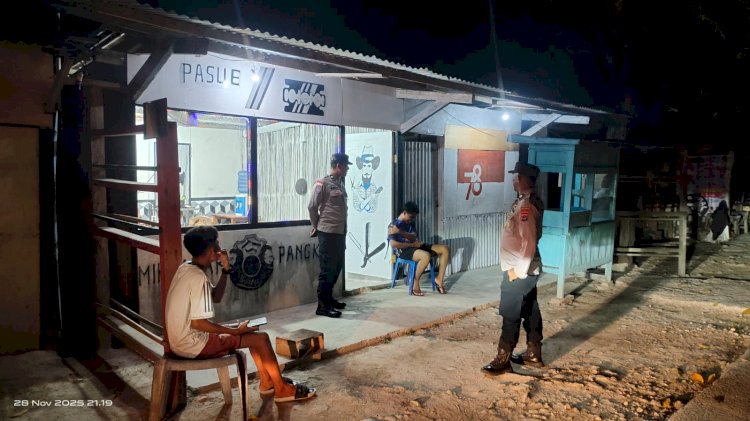 Patroli K2YD  Polsek Lobalain Upaya Meningkatkan Keamanan Masyarakat