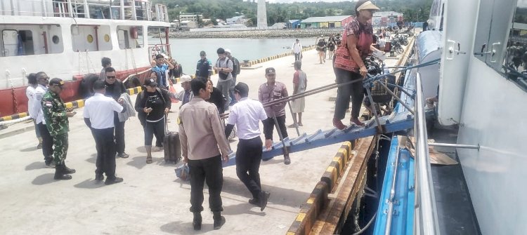 Polsek Lobalain Tingkatkan Pengamanan Pada Pelabuhan Baa