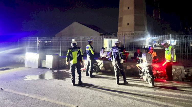 Cegah Kecelakaan Lalu Lintas, Sat Lantas Polres Rote Ndao Tingkatkan Patroli Lampu Biru