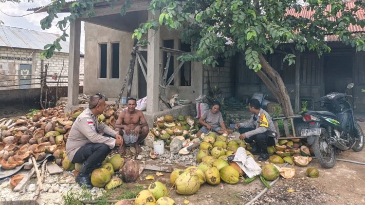 Patroli Dialogis Personel Polsek Rote Tengah, Jaga Kamtibmas Tetap Kondusif