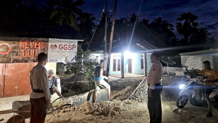 Patroli Malam Polsek Rote Barat Laut, Cegah Tindak Pidana dan Jamin Kenyamanan Masyarakat
