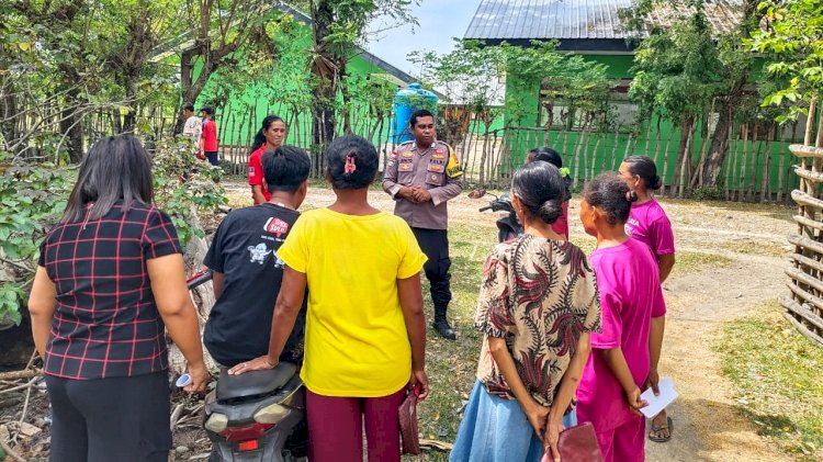 Bhabinkamtibmas Polsek Pantaibaru Sosialisasi Kamtibmas, Jaga Kemitraan Bersama Warga Binaan
