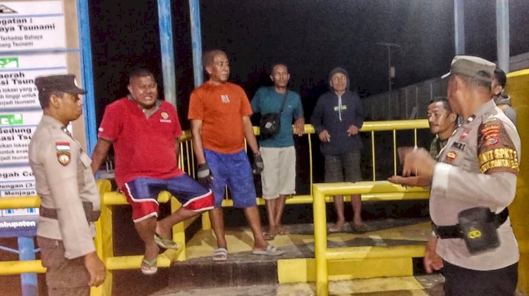 Polsek Pantaibaru Pastikan Keamanan di Pelabuhan Pantaibaru