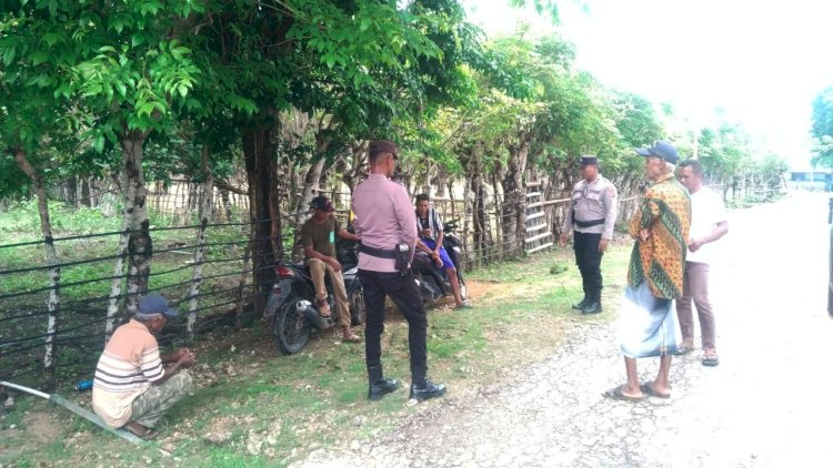 Polsek Rote Tengah Gelar Patroli Dialogis, Upaya Tekan Tindak Pidana