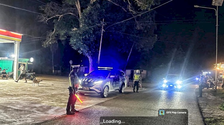 Sat Lantas Polres Rote Ndao Tingkatkan Patroli Malam Cegah Lakalantas