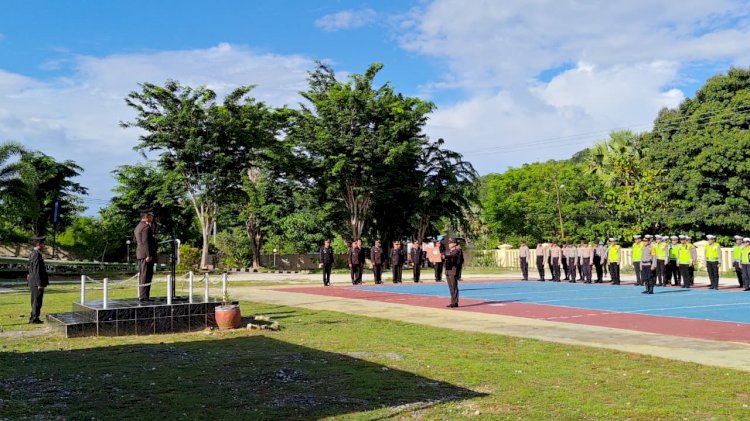 Kapolres Rote Ndao Pimpin Upacara Hari Bela Negara ke-77, Teguhkan Komitmen Polri Jaga NKRI