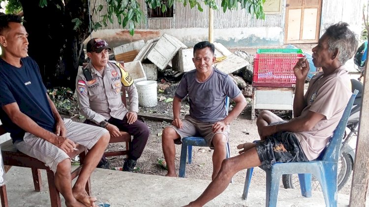 Bhabinkamtibmas Polsek Rote Barat Lakukan Kegiatan Preemtif Bersama Warga Binaan