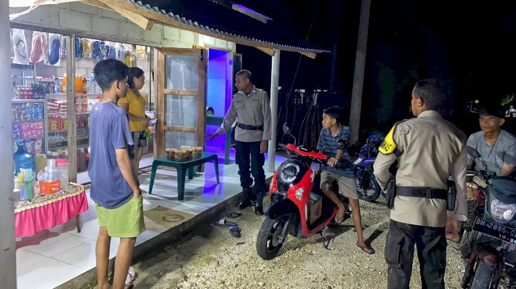 Polsek Rote Tengah Tingkatkan Patroli Malam, Pastikan Kenyamanan Masyarakat