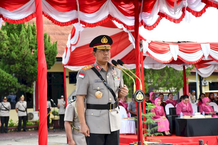 Kapolda NTT Pimpin Pelantikan 118 Bintara Remaja Polri Angkatan ke-53: Siap Mengabdi untuk Negeri