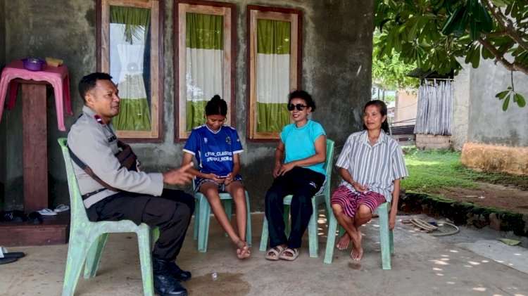 Polsek Rote Barat Gelar Patroli Dialogis Jaga Kenyamanan Masyarakat