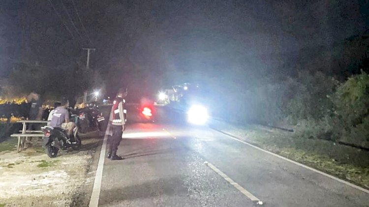 Patroli Malam Polsek Rote Tengah, Ciptakan Rasa Aman Bagi Masyarakat