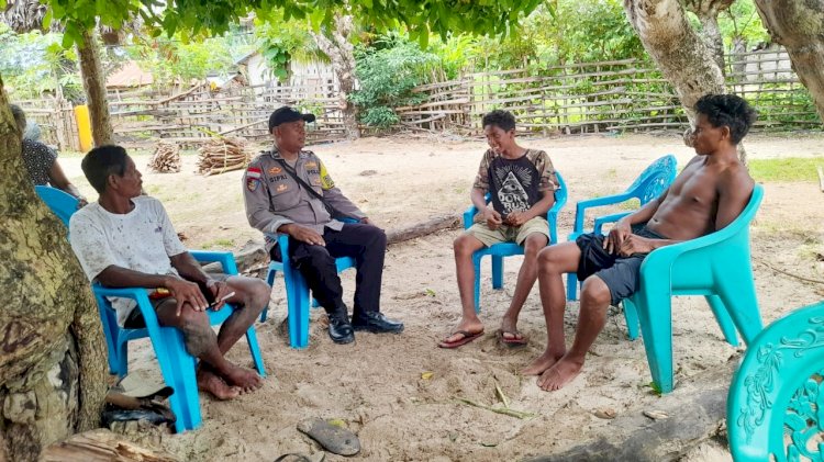 Upaya Preemtif  Bhabinkamtibmas Polsek Rote Timur Bersama Warga Binaan