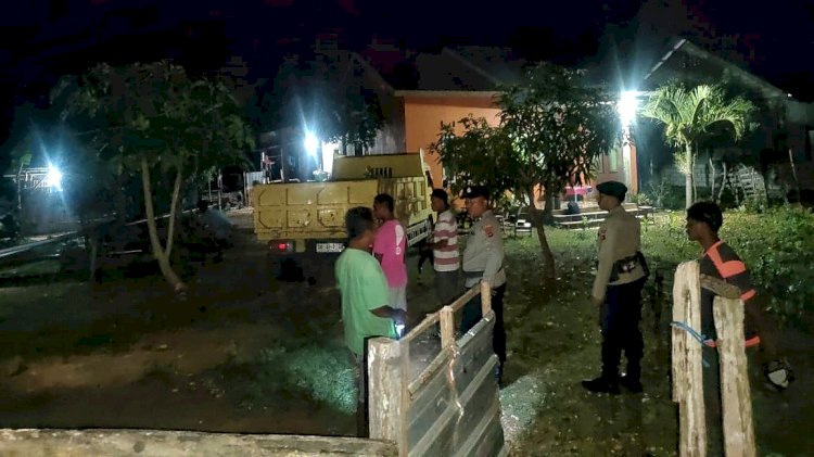 Polsek Rote Tengah Gelar Patroli Malam Jaga Kamtibmas Kondusif