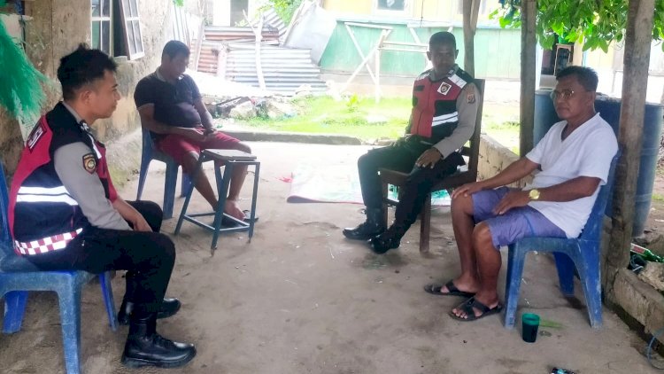 Polsek Rote Barat Gelar Patroli Dialogis, Cara Cepat Dengar Keluhan Warga