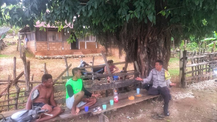 Bhabinkamtibmas Polsek Rote Tengah  Sambangi Warga Binaan