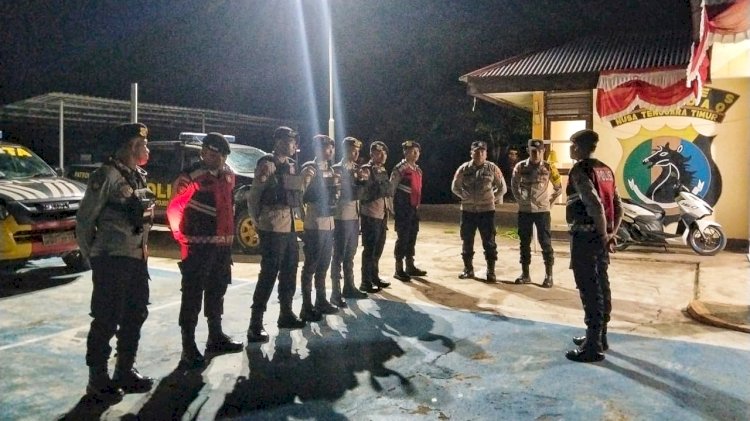 Patroli Preventif Satuan Samapta Polres Rote Ndao, Tekan Angka Kriminalitas