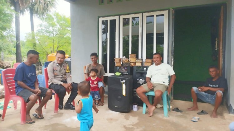 Bhabinkamtbmas Polsek RBD Sambangi Warga Binaan, Jaga Kemitraan Wujudkan Kamtibmas Kondusif