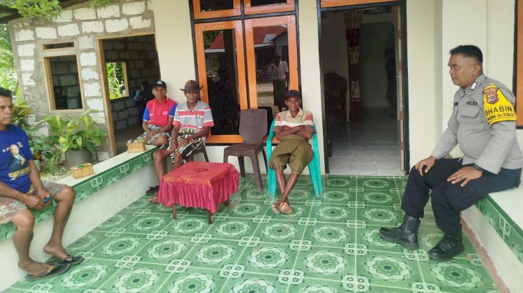 Kegiatan Preemtif Bhabinkamtibmas Polsek Rote Barat Laut